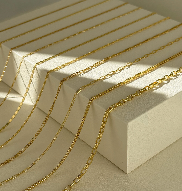 Round Box Chain Necklace