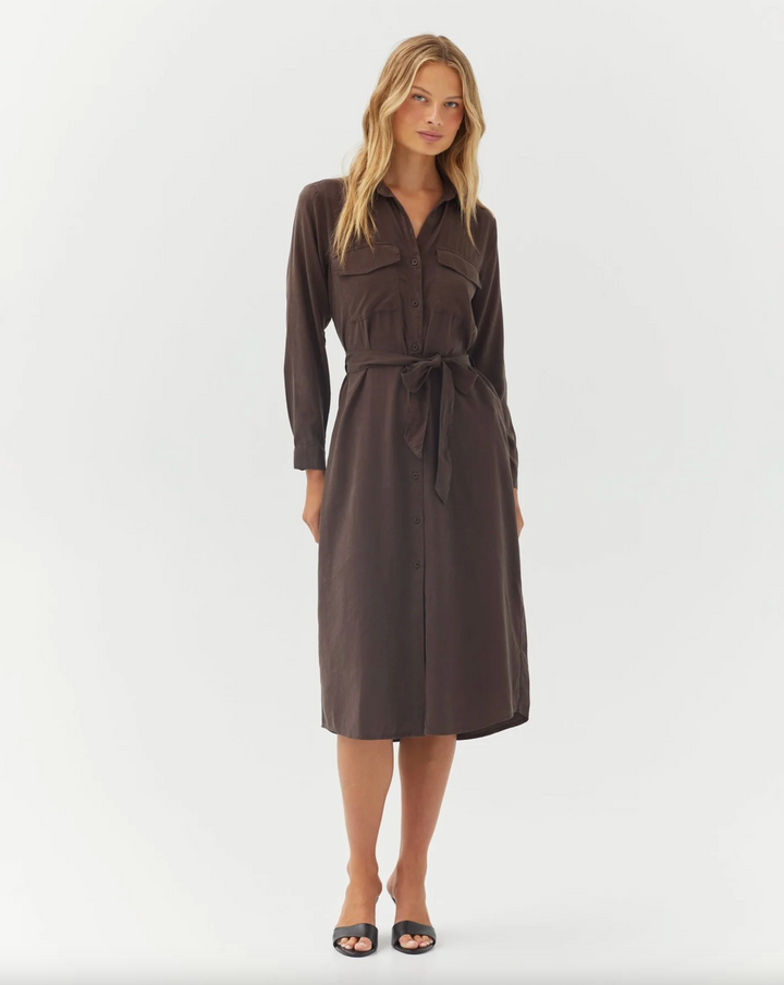 Patch Pocket Maxi Dress
