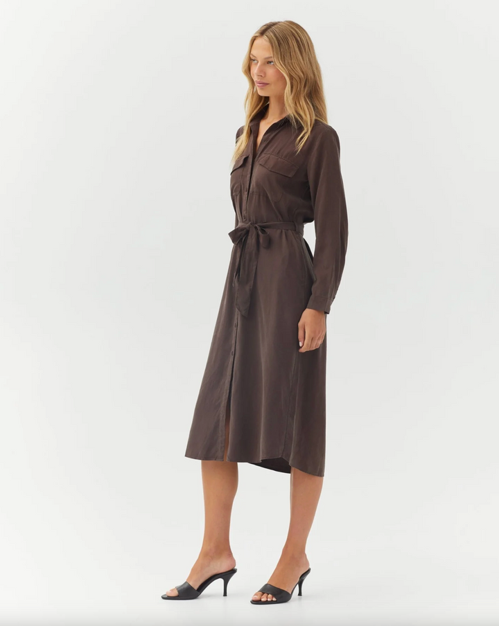 Patch Pocket Maxi Dress
