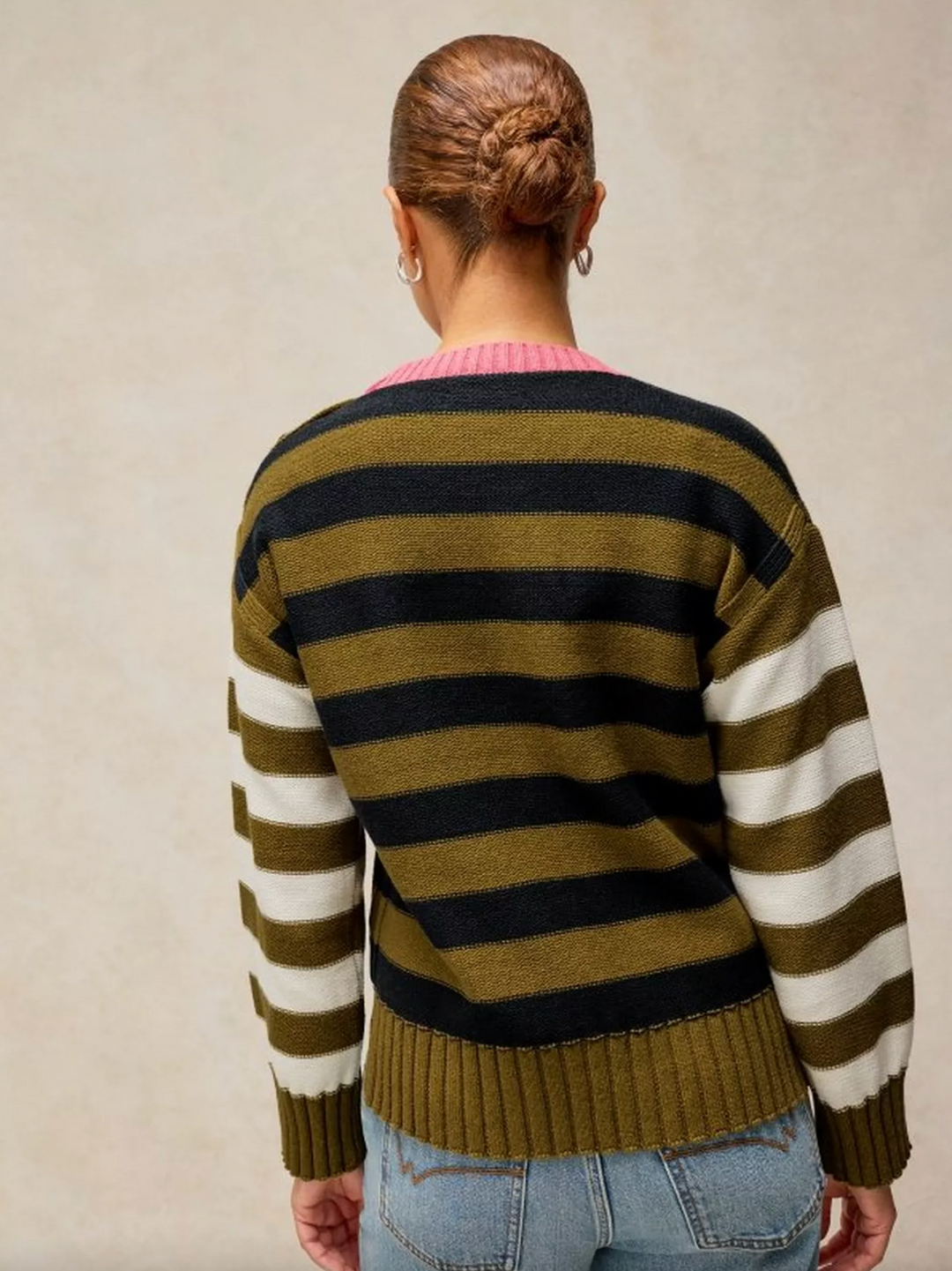 Bea Button Cotton Jumper