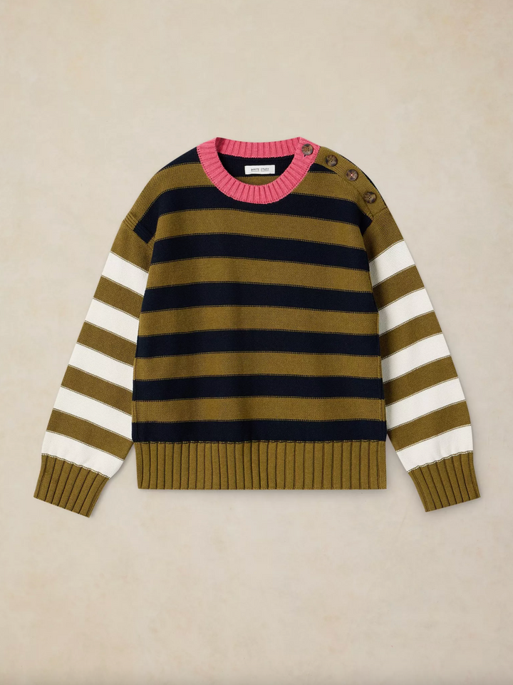 Bea Button Cotton Jumper