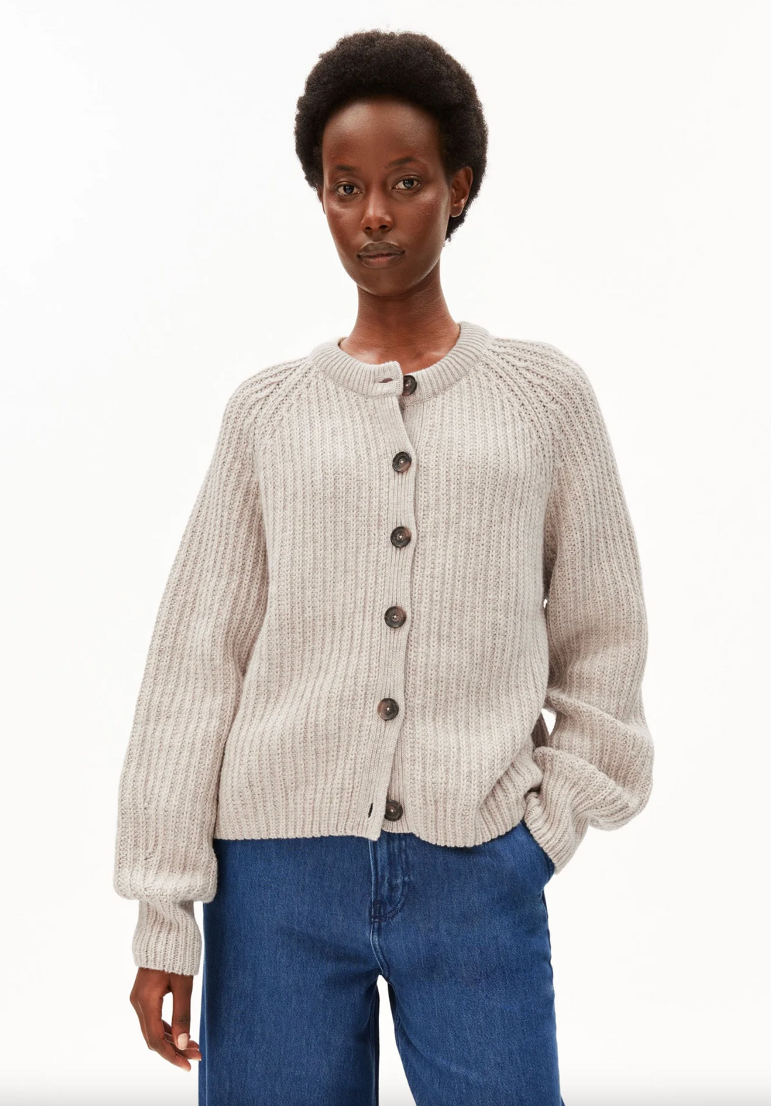 Rib Knit Cardigan
