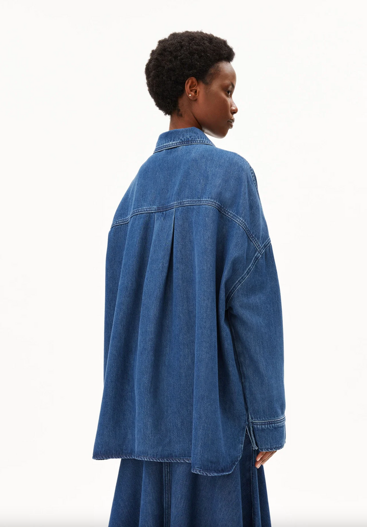 Oversized Denim Blouse