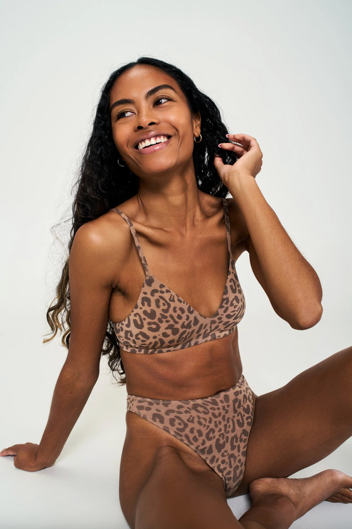 Triangle Bra Print