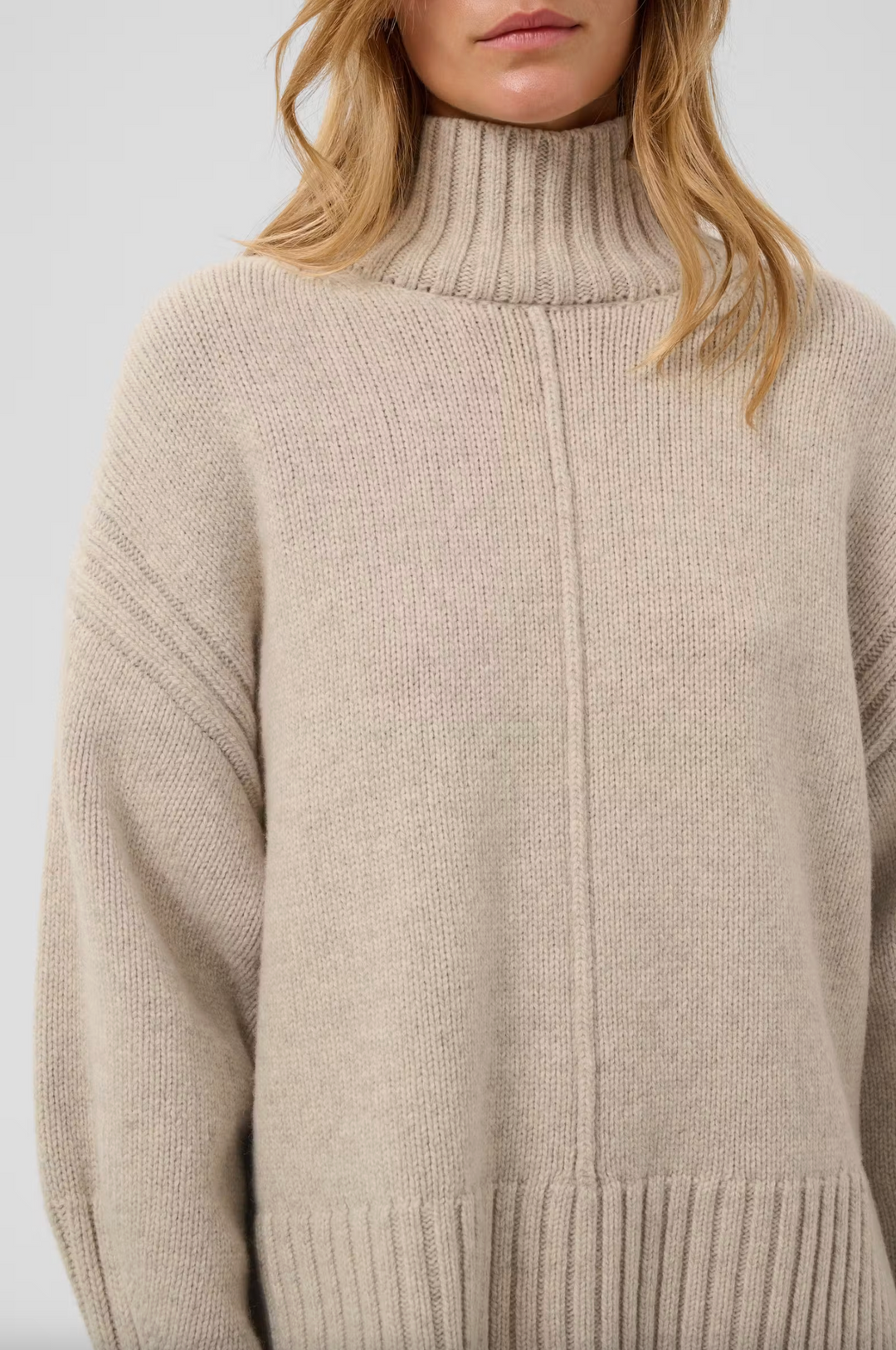 Moline High-Neck Pullover