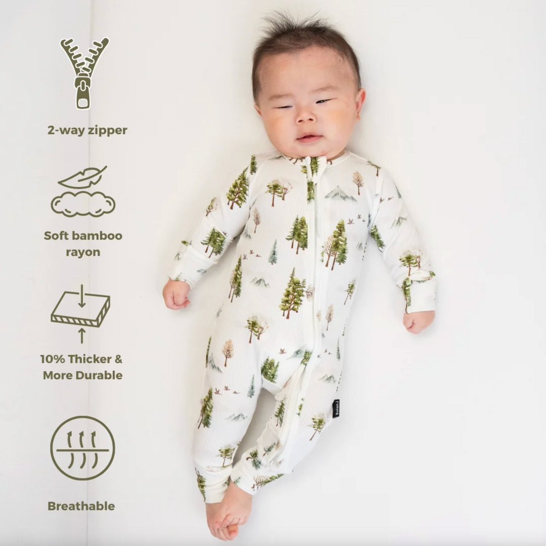 Ribbed Bamboo Footless Sleeper