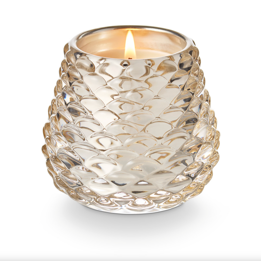 Winter White Pinecone Candle