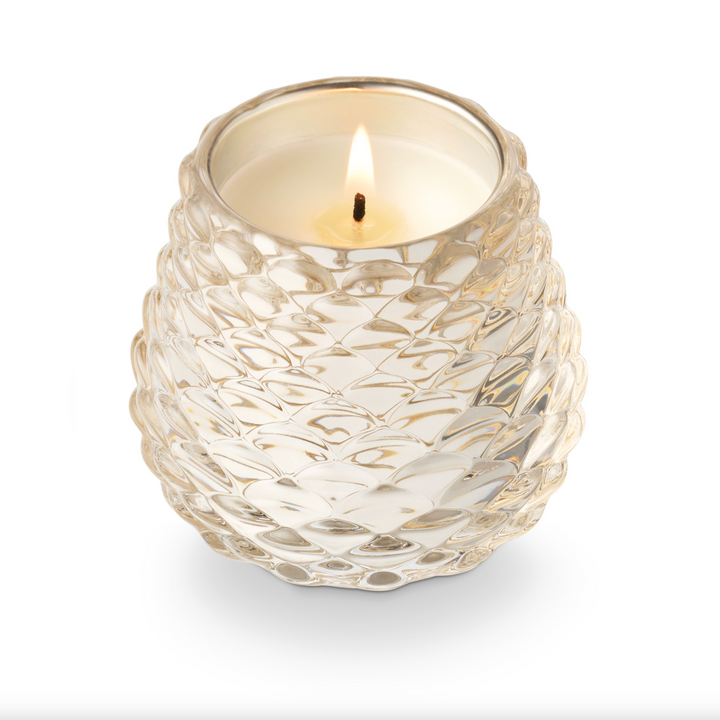 Winter White Pinecone Candle