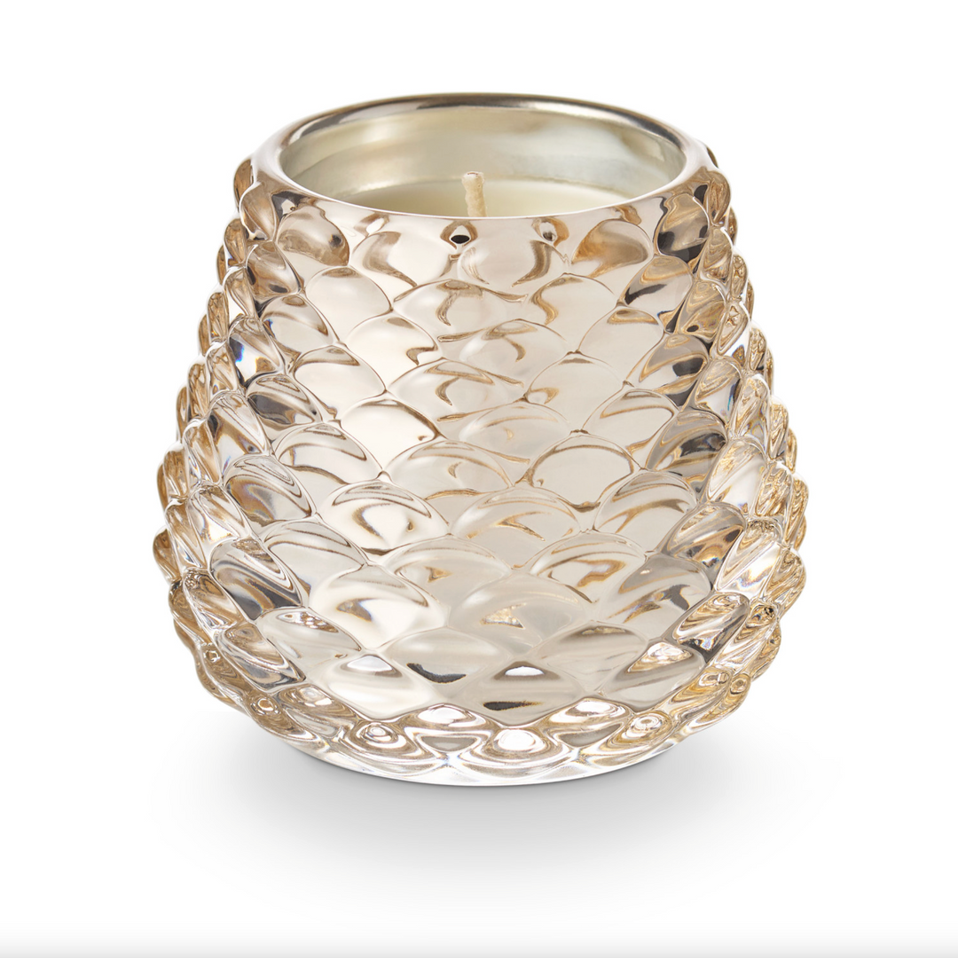 Winter White Pinecone Candle