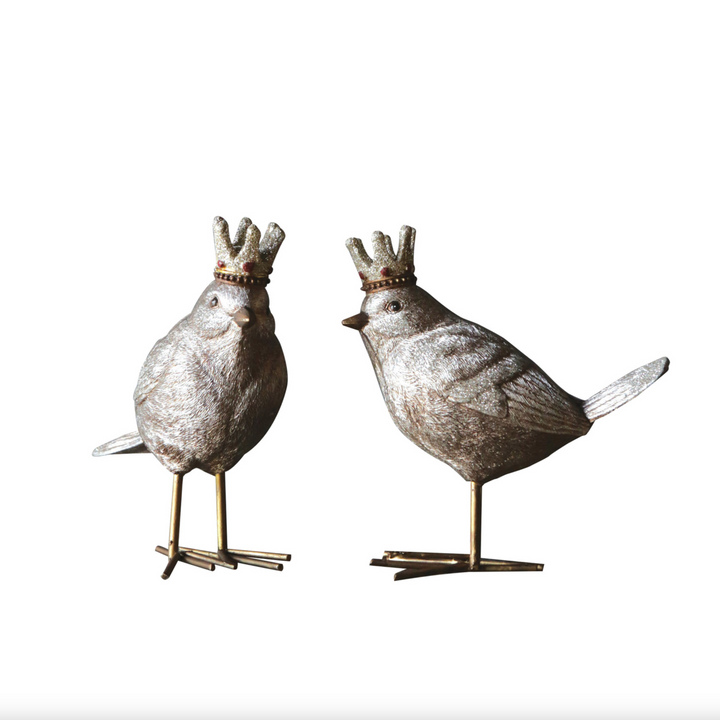 Resin Bird w/ Crown