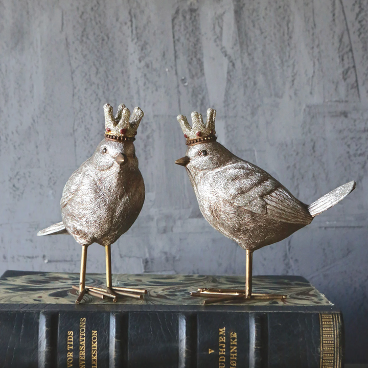 Resin Bird w/ Crown