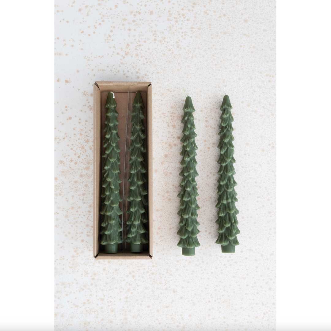 Unscented Tree Shape Taper Candles