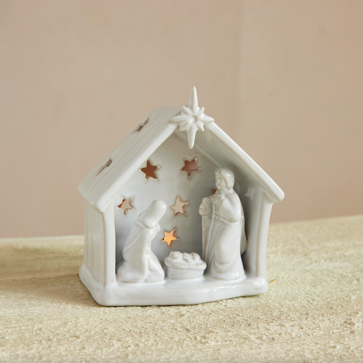 Holy Family Tealight Holder