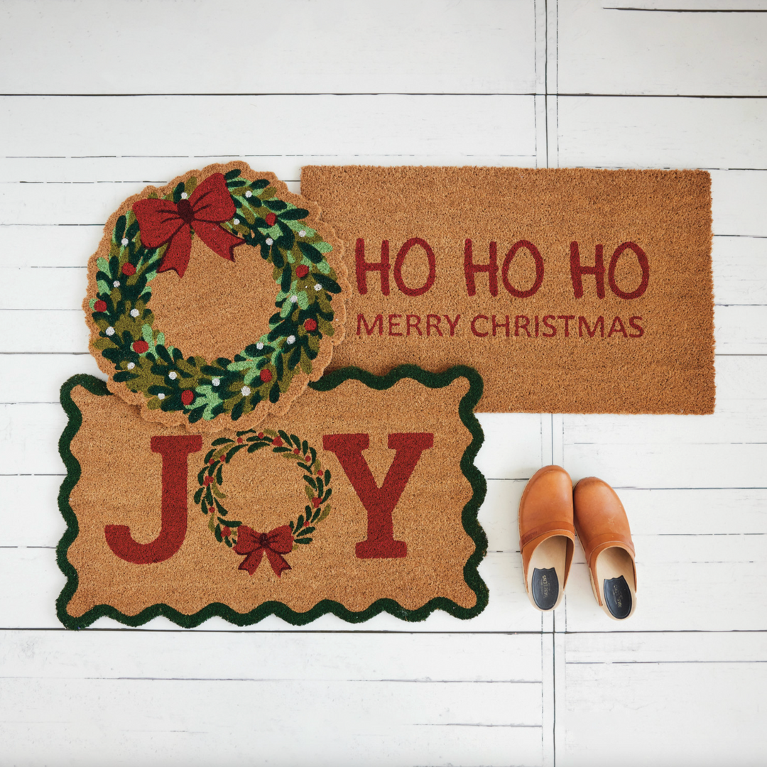 Christmas Wreath Doormat
