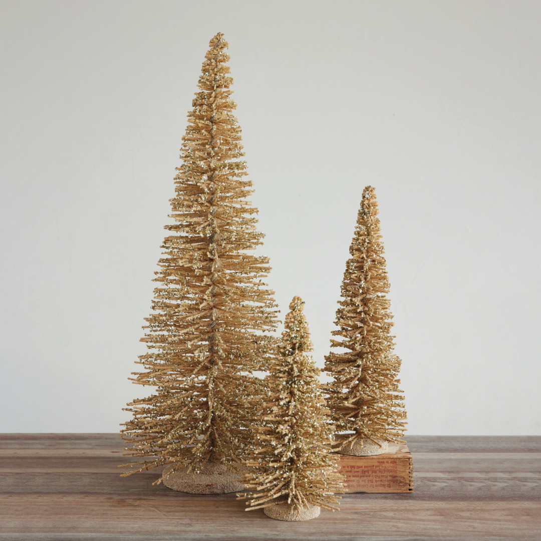 Wood Glitter Tree