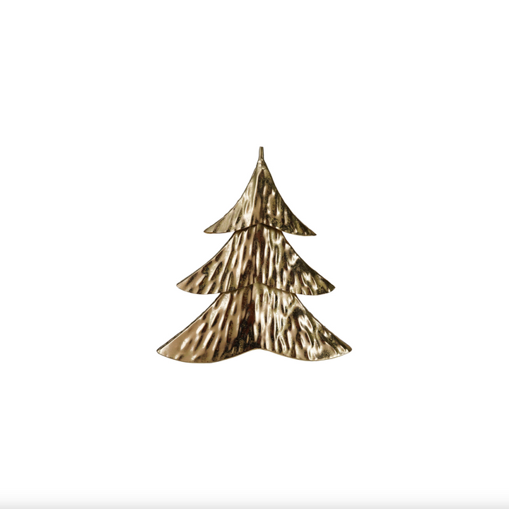 Hammered Metal Tree Gold