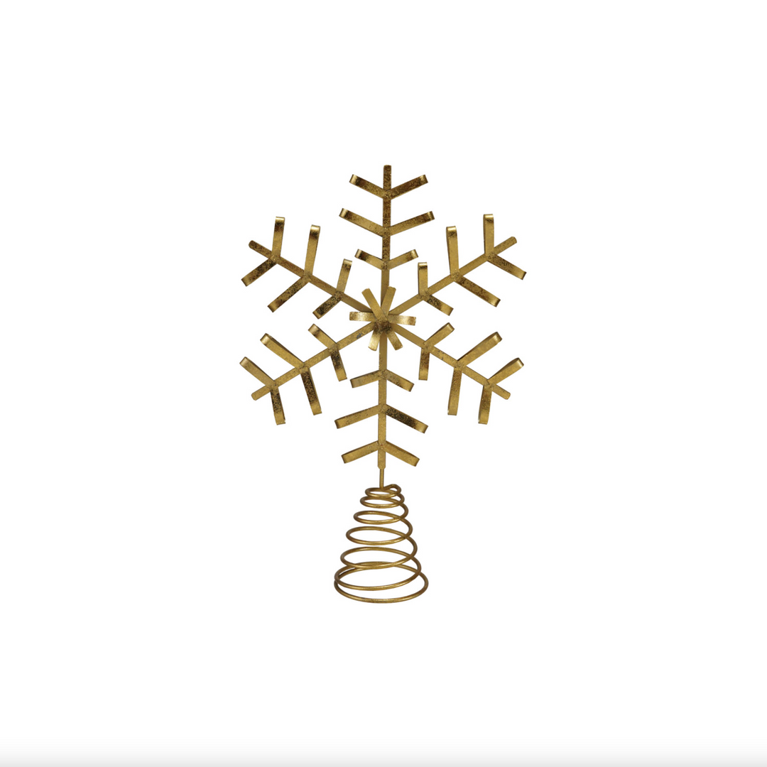 Metal Snowflake Tree Topper