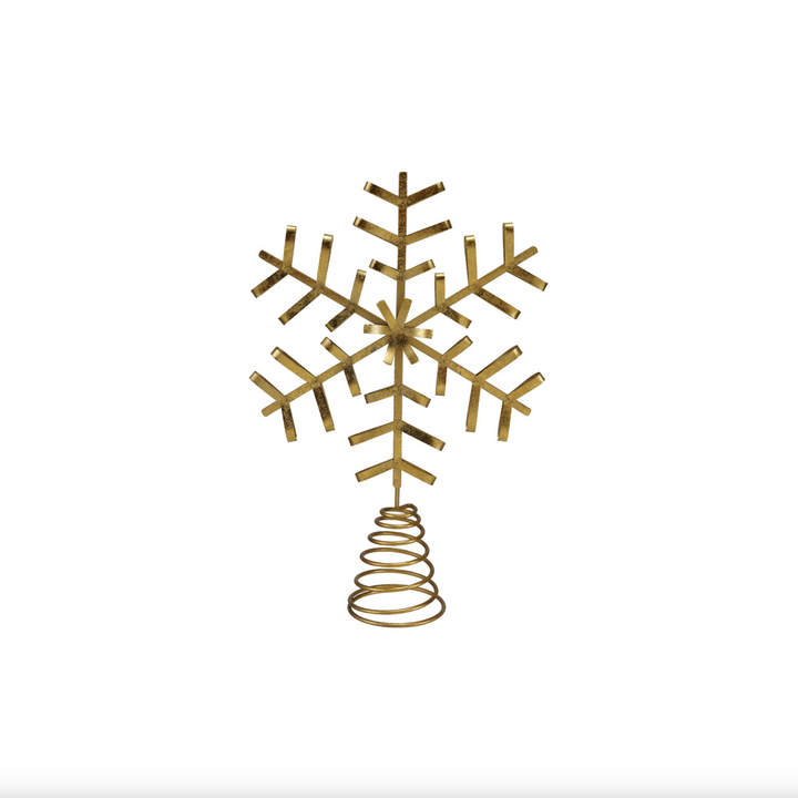 Metal Snowflake Tree Topper