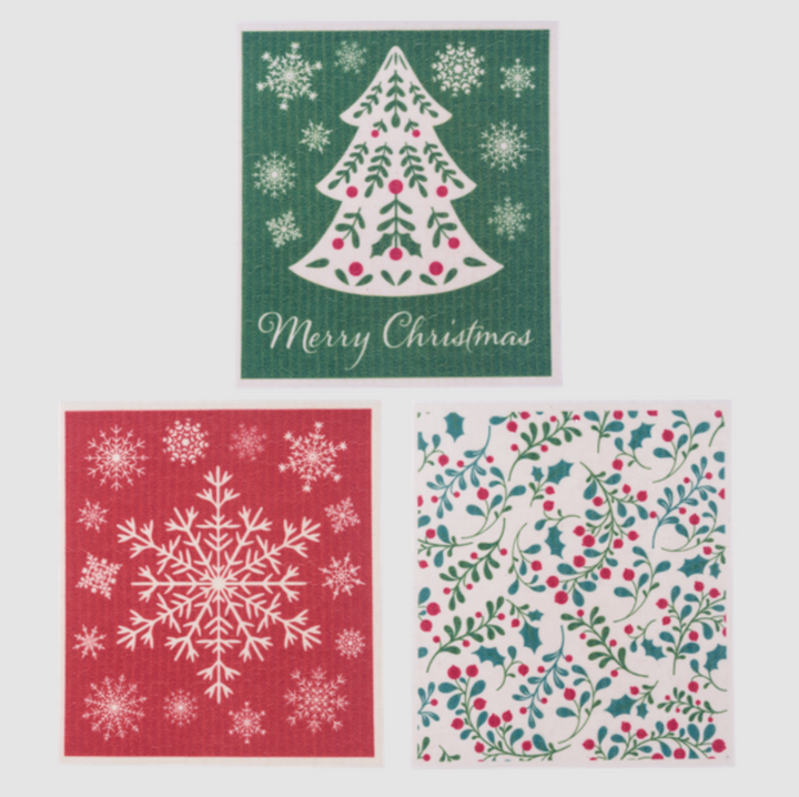Holiday Swedish Dishcloth