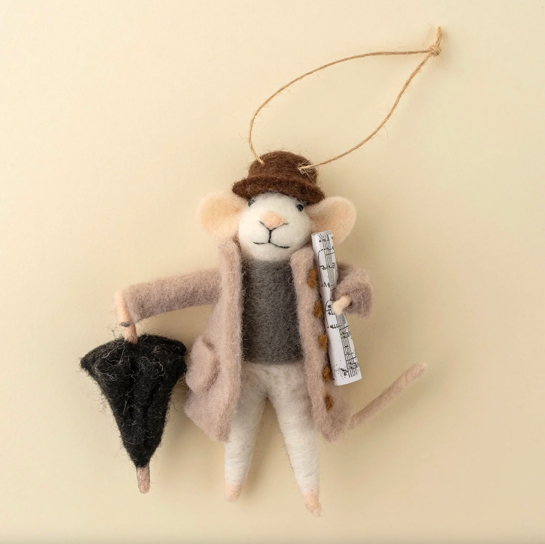 Rainy Day Ralph Mouse Ornament