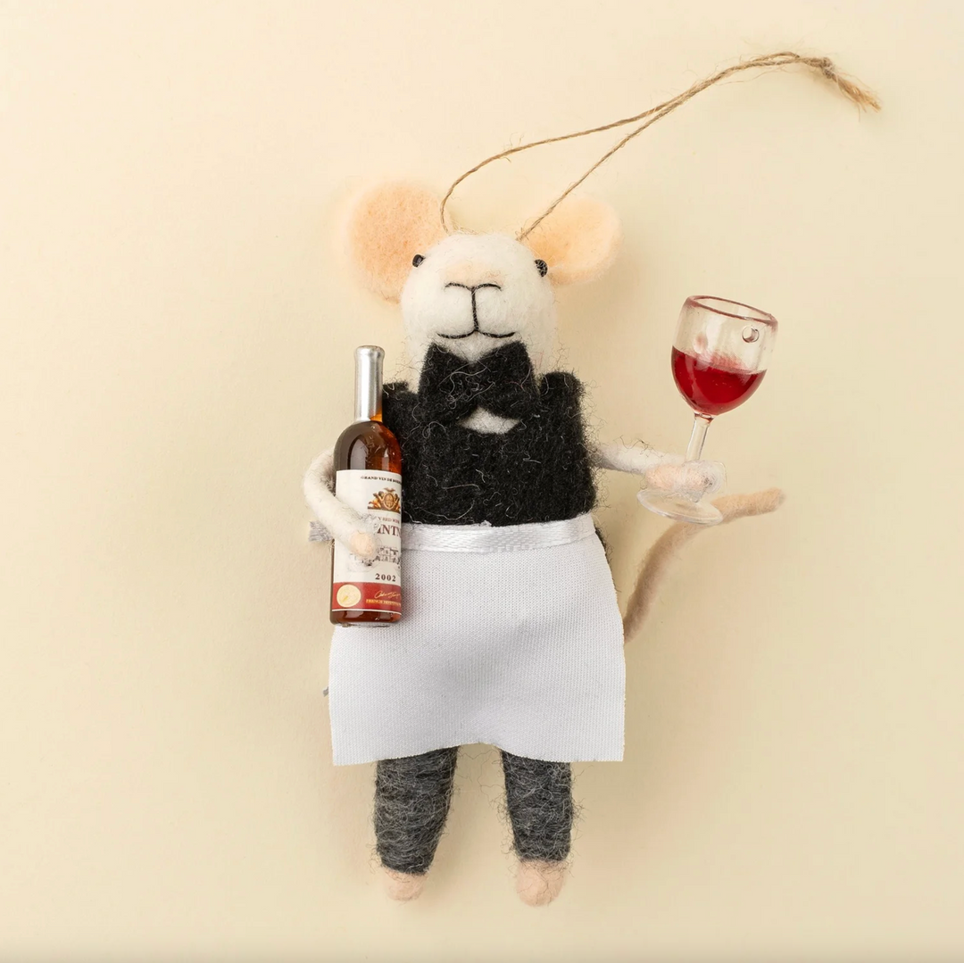 Sommelier Sam Mouse Ornament
