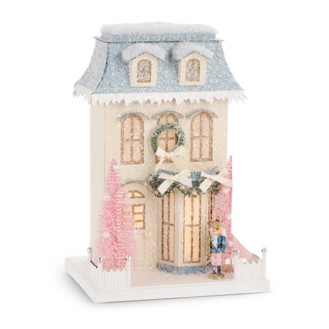 Lighted Paper Nutcracker House