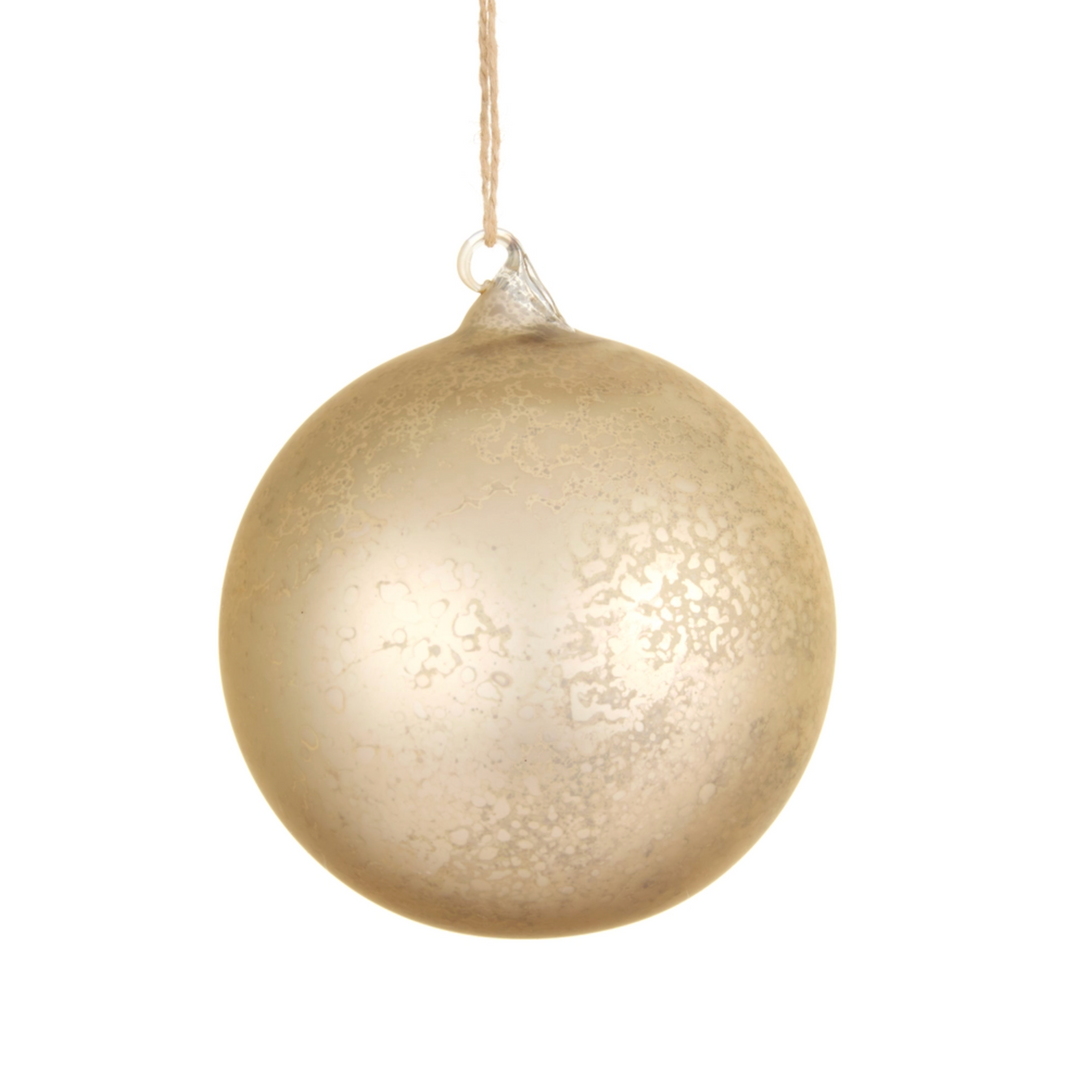 Ivory Mercury Finish Ornament
