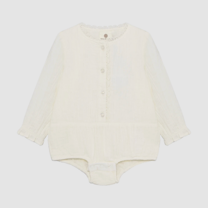 Lace Trim Romper