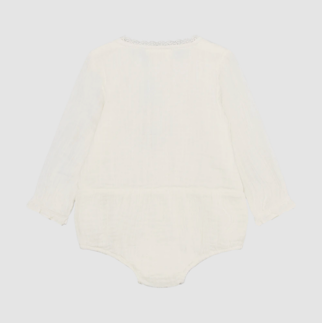 Lace Trim Romper