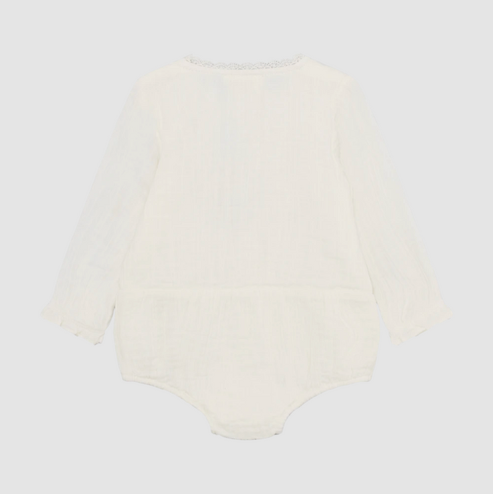 Lace Trim Romper