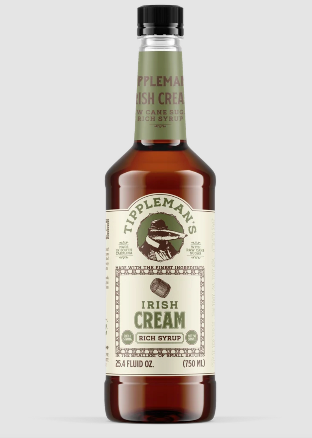 Irish Cream Raw Cane Sugar Syrup