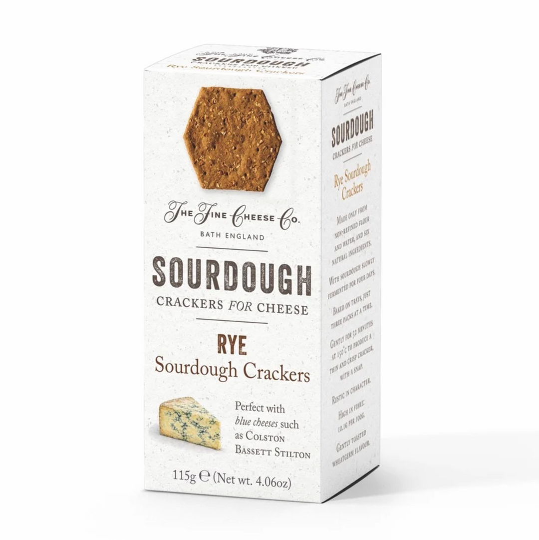 Rye Sourdough Crackers