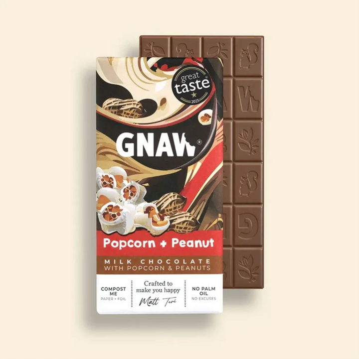Popcorn &amp; Peanut Milk Chocolate Bar