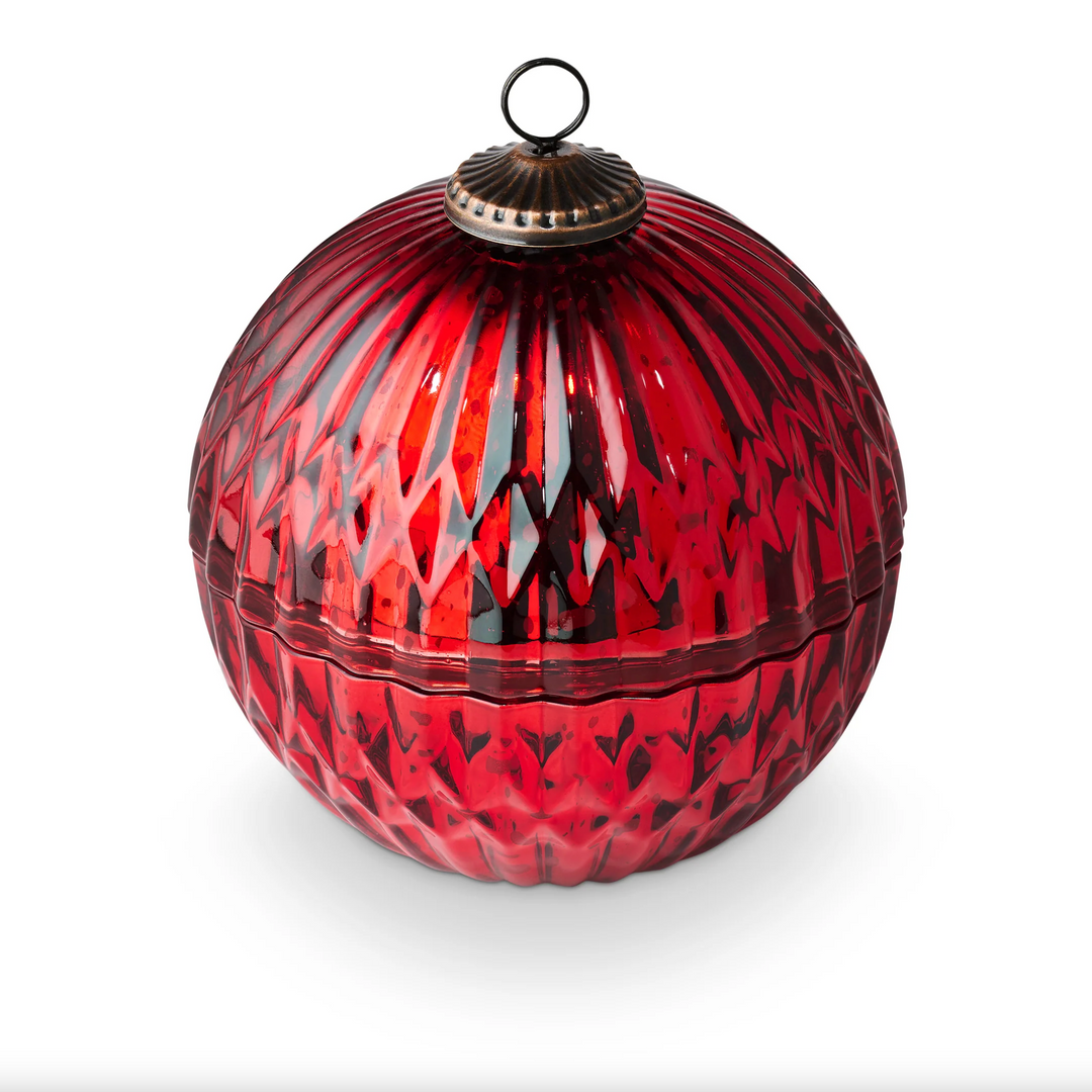 Cranberry Currant Candle Mercury Ornament