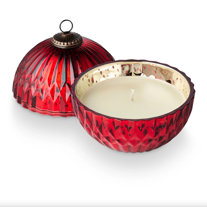 Cranberry Currant Candle Mercury Ornament