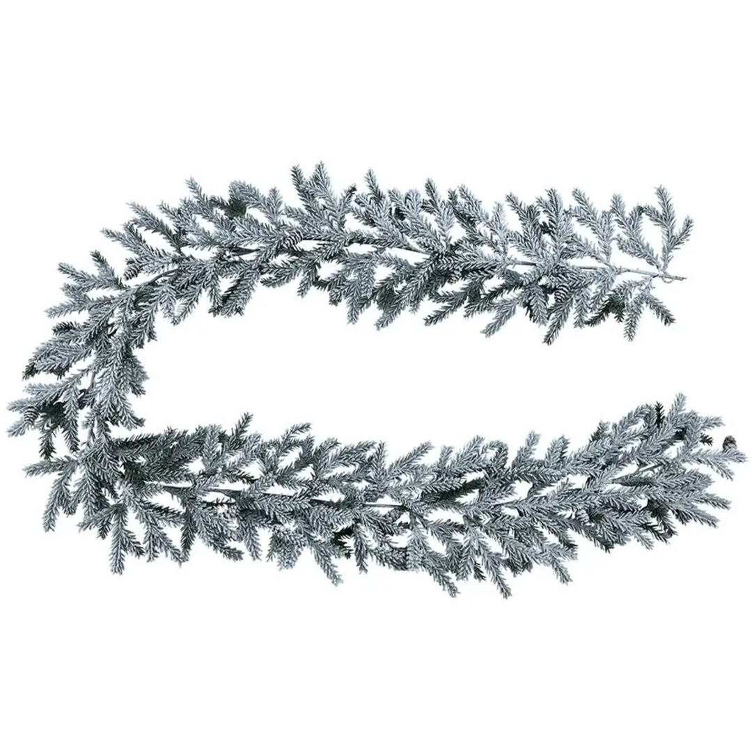 Snow Frosted LED Garland 6&