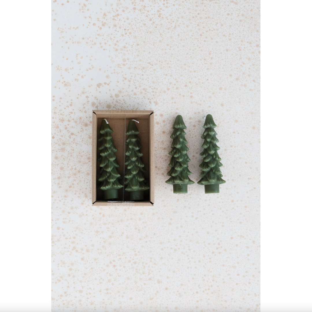 Unscented Tree Shape Taper Candles