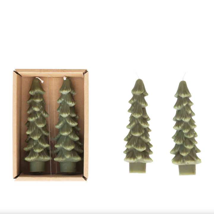 Unscented Tree Shape Taper Candles