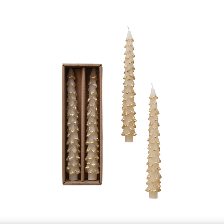 Unscented Tree Shape Taper Candles