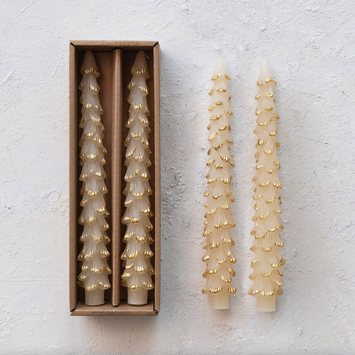Unscented Tree Shape Taper Candles
