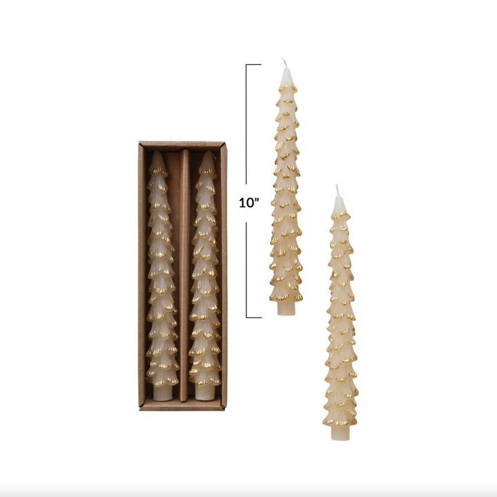 Unscented Tree Shape Taper Candles