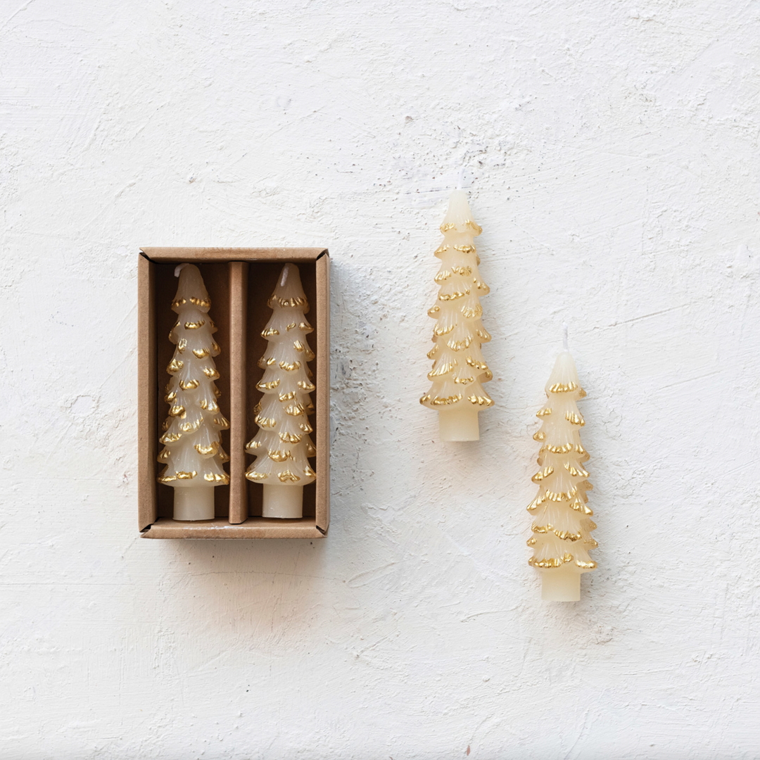 Unscented Tree Shape Taper Candles