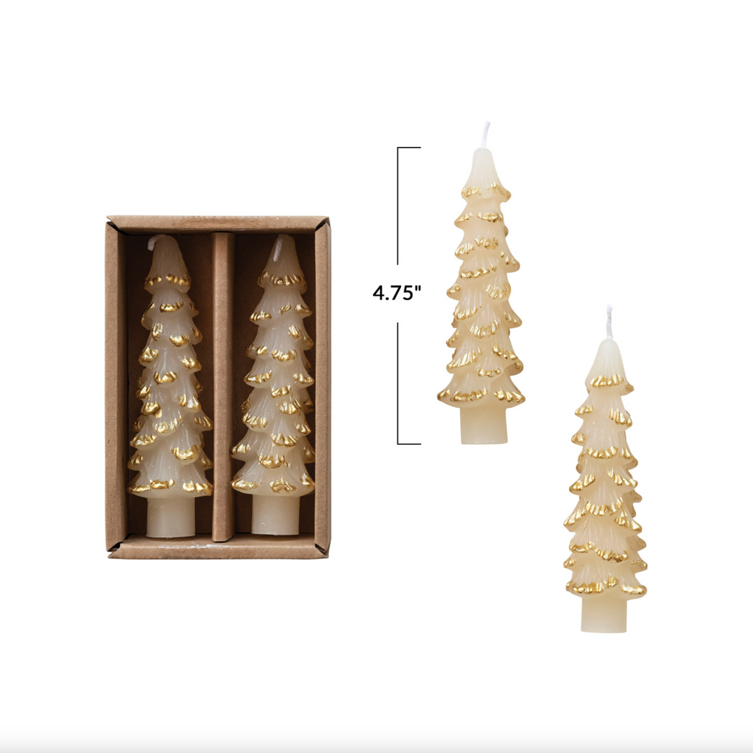 Unscented Tree Shape Taper Candles