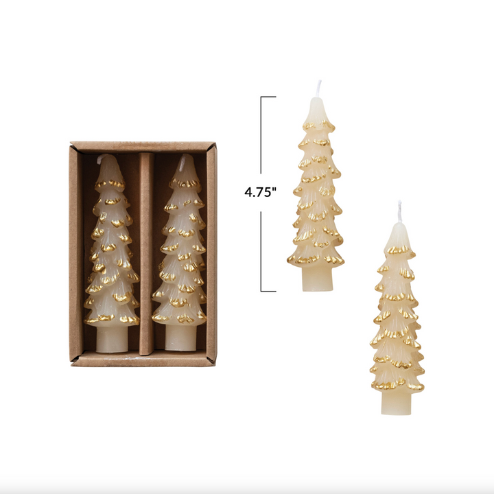 Unscented Tree Shape Taper Candles