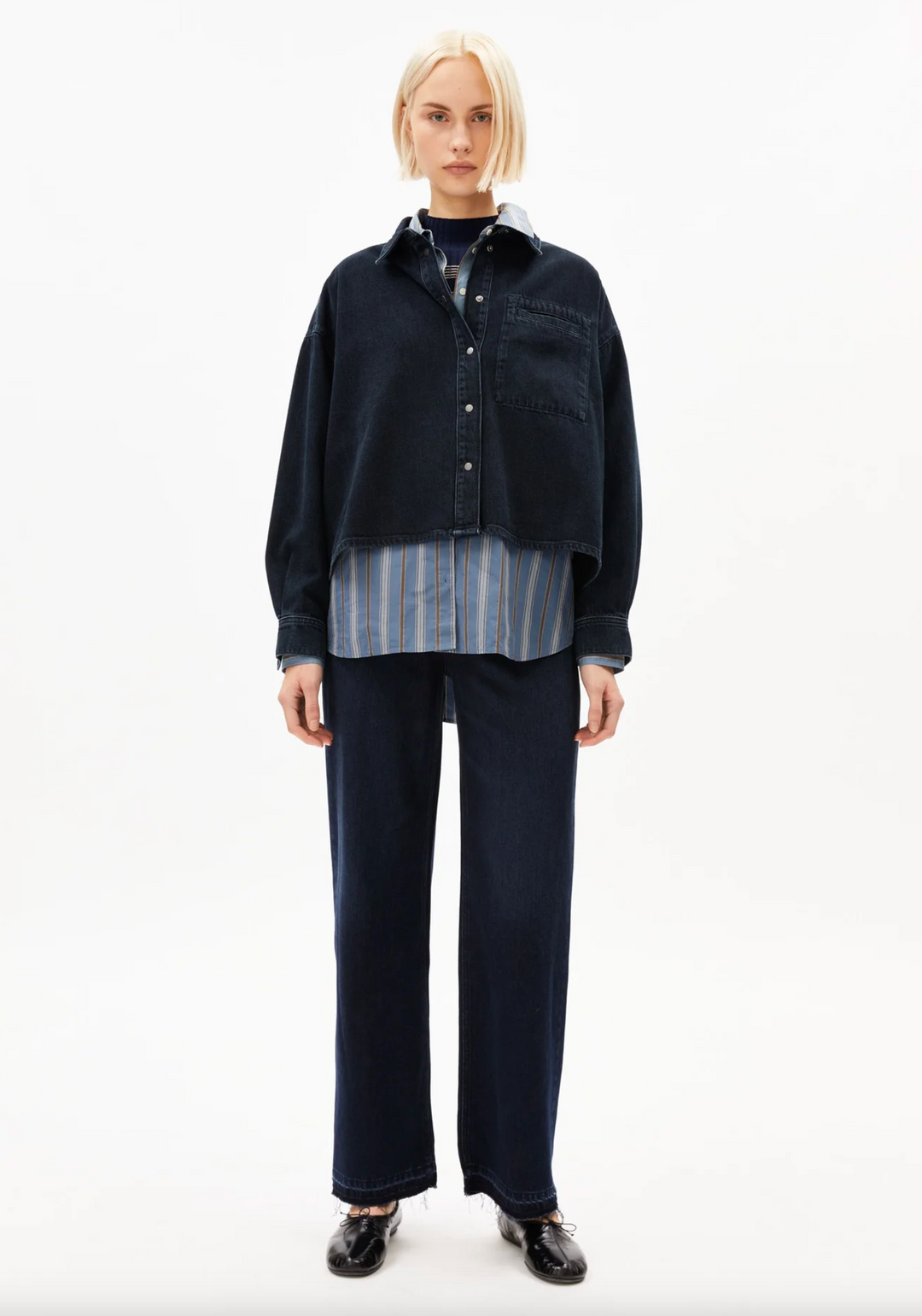 Nalaani Denim Blouse