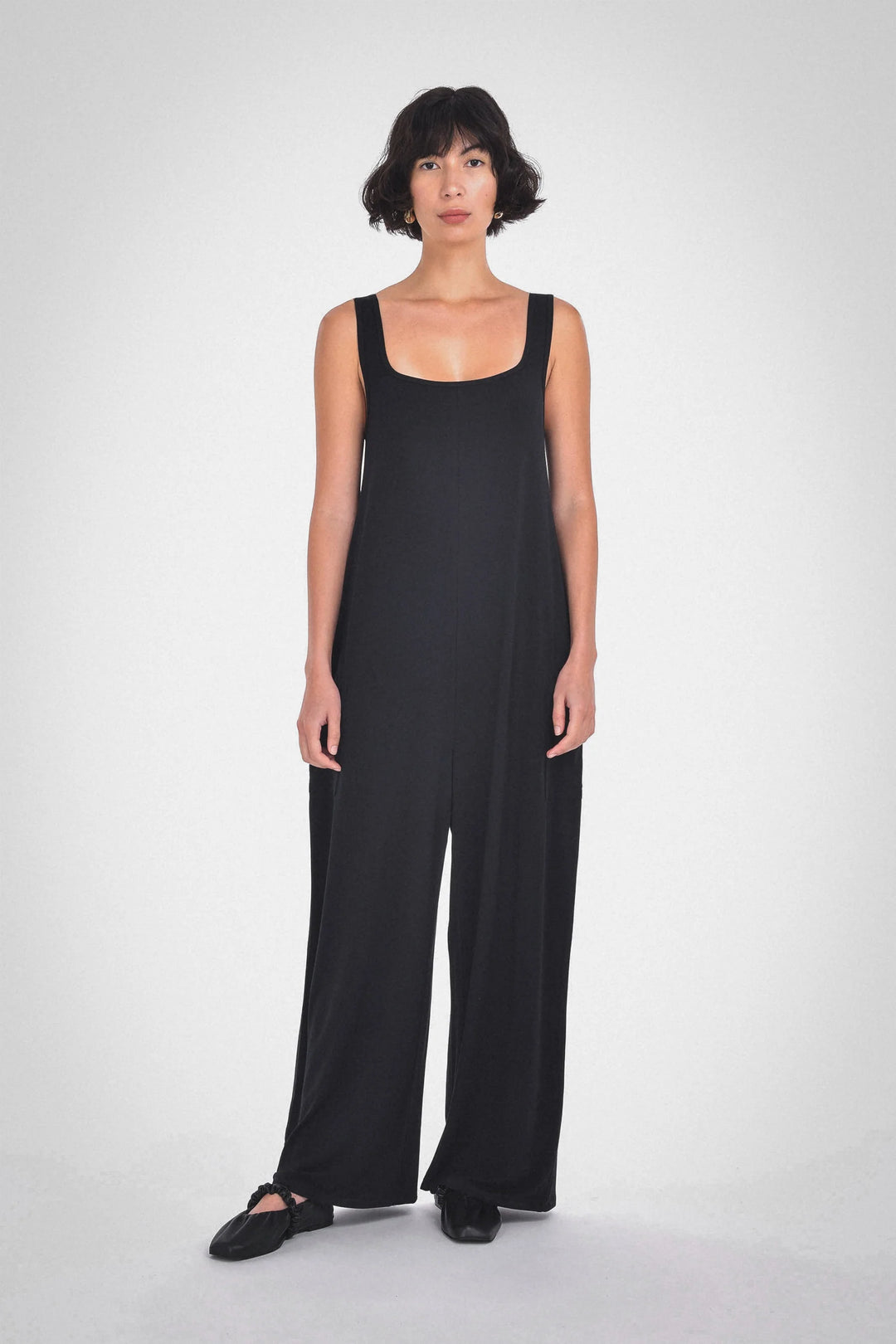 Claire Squareneck Jumpsuit