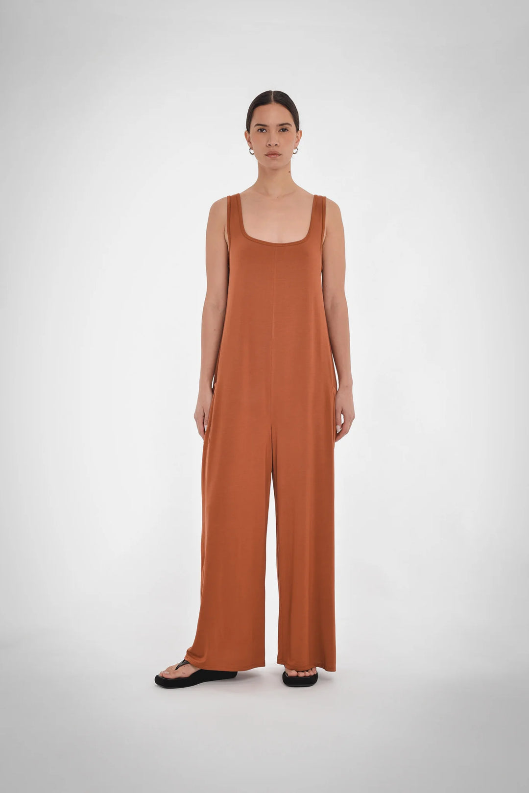 Claire Squareneck Jumpsuit