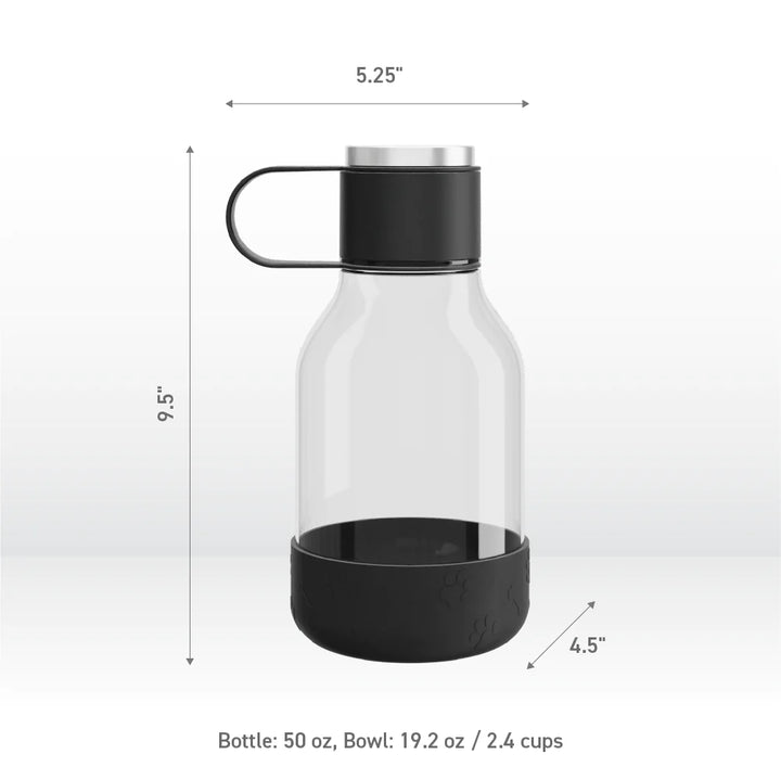 Human + Dog Bowl Water Bottle Lite