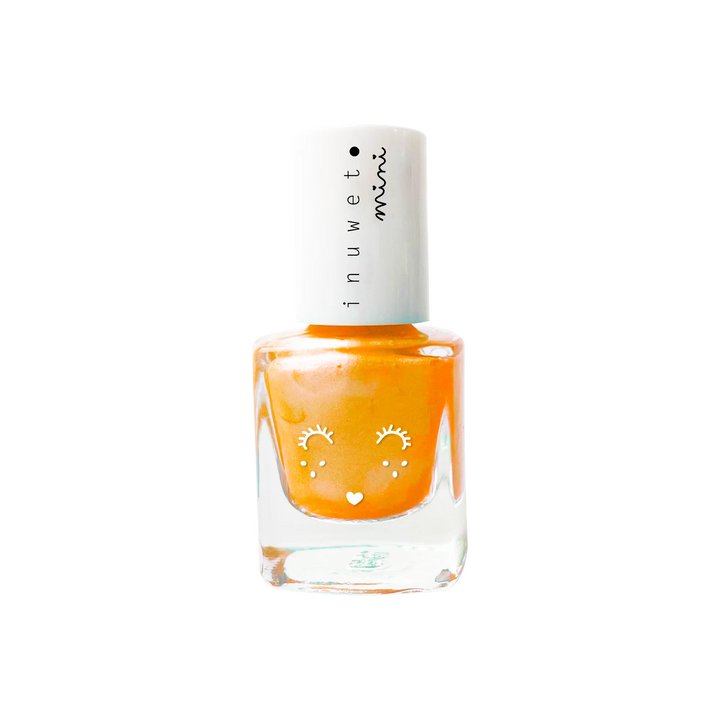 Neon Orange Water-Based nail Polish - Mango Scent