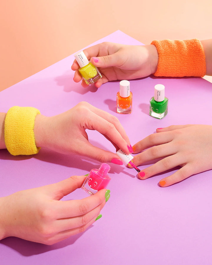 Neon Orange Water-Based nail Polish - Mango Scent